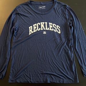 Young & Reckless Woman’s Long Sleeve Shirt Size XL